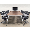 D9 MFC Boardroom Table - Elegant & Versatile Design