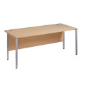 Marta H-Frame Straight Desk
