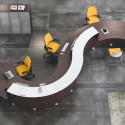 Q-Glass Curved Reception Counters - Elegant, Functional Design Solutions