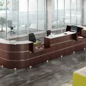 Q-Glass Curved Reception Counters - Elegant, Functional Design Solutions