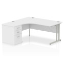 DY4 Curve Instinct Desk + Pedestal Bundle