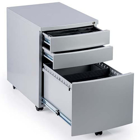 DY4 Steel 3-Drawer Pedestal